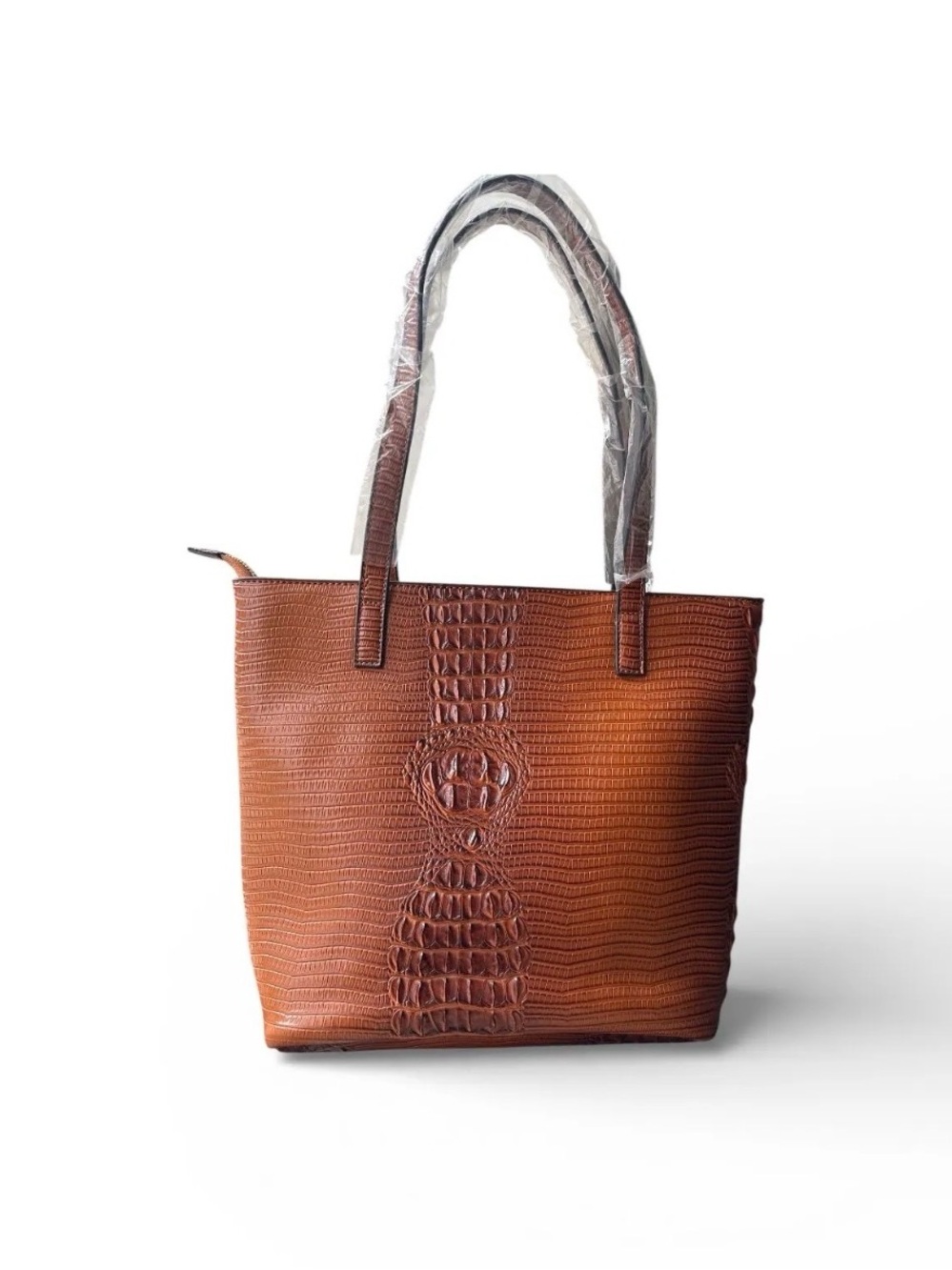 Le Miel Croc-Embossed Tote Bag Rodeo Festive